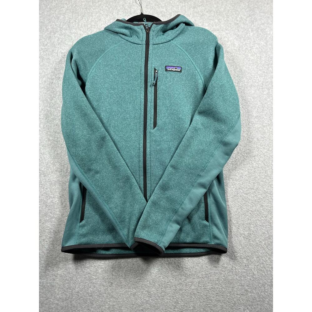 Patagonia Performance Better Sweater Hoody Men's Small Blue Polartec Full Zip